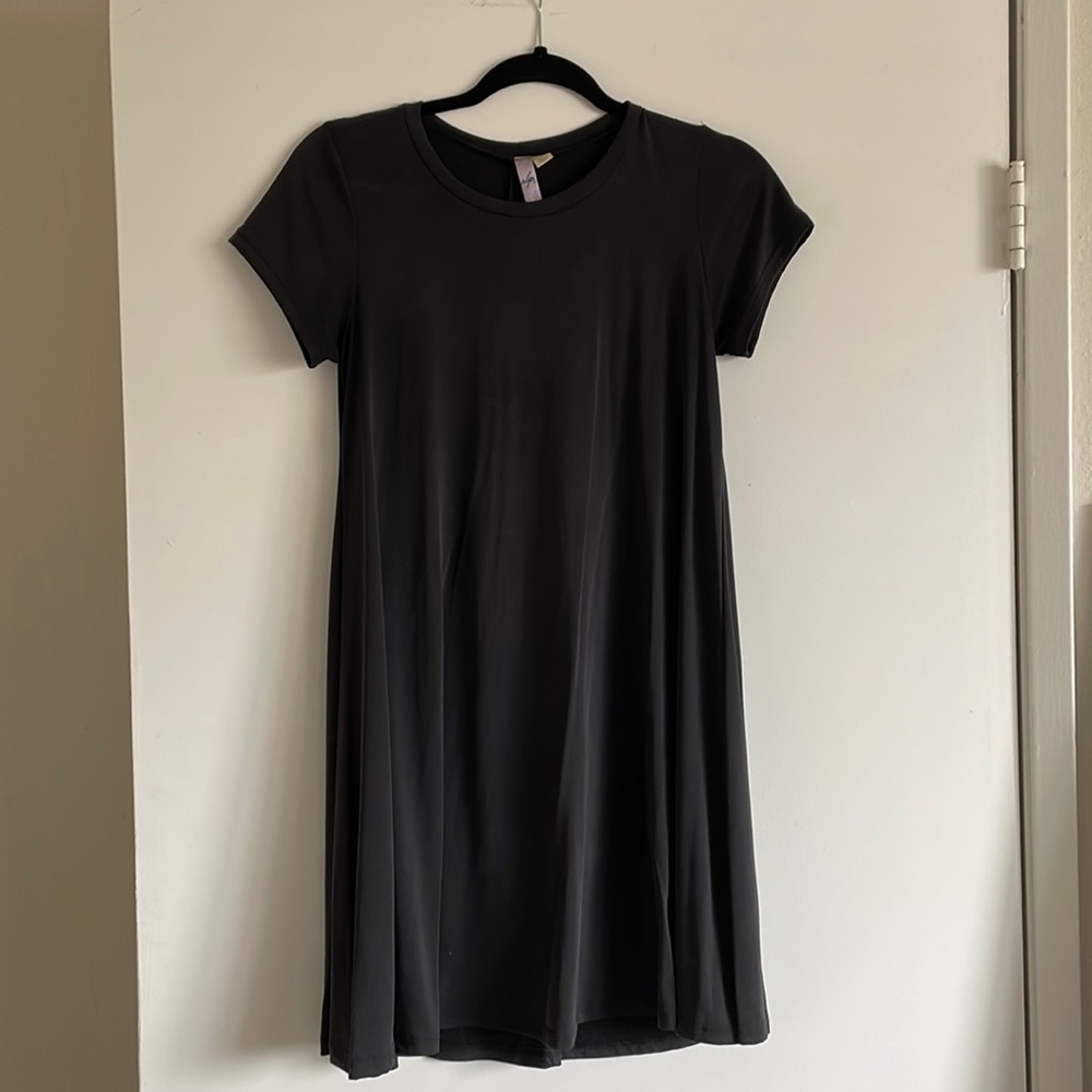 Charcoal grey shift dress size: S